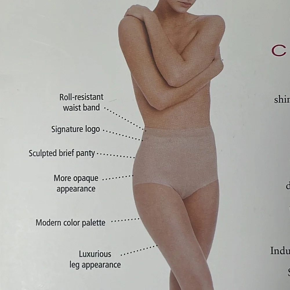 Vintage Hosiery Womens Pantyhose Lot Hanes Silk Reflection Resilience Beige Nude